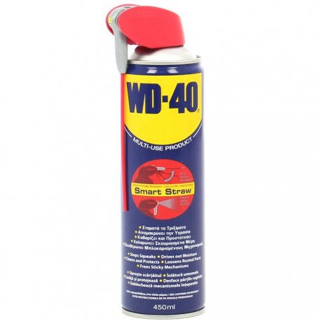 LUBRIFIANT MULTIFUNCTIONAL WD 40 SMARTSTRAW 450 ML