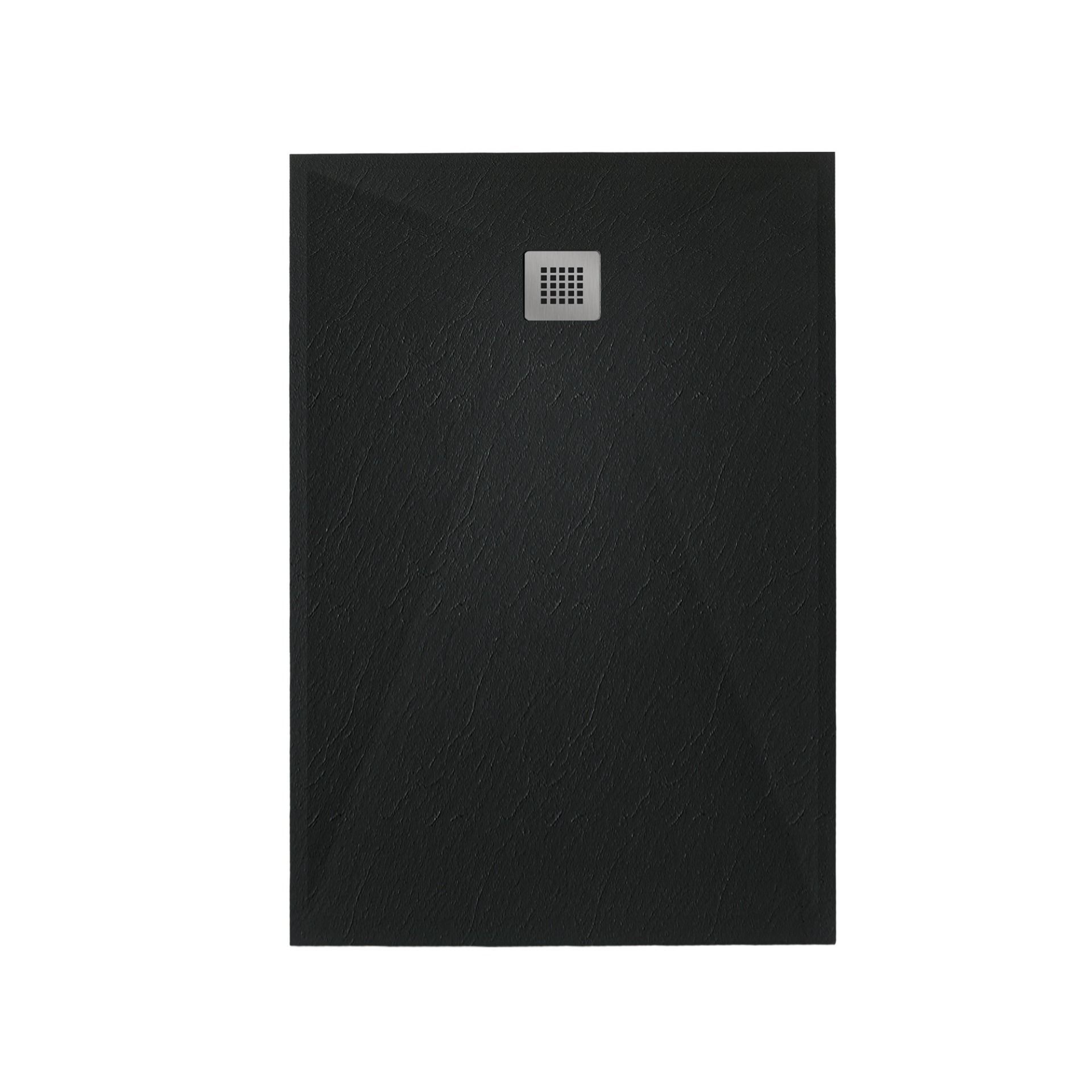 SISANDI ZAHA Ⅱ - midnight black size2 CADITA DUS COMPOZIT ZARA NEGRU 80 X 120 X 2.7 CM + SIFON - Vasion