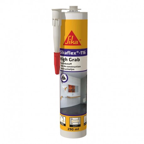 SIKAFLEX-116 GRI HIGH GRAB ADEZIV CONSTRUCTII CARTUS 290ML(672096)