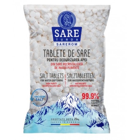 SARE DEDURIZARE PASTILE SAREROM 25 KG