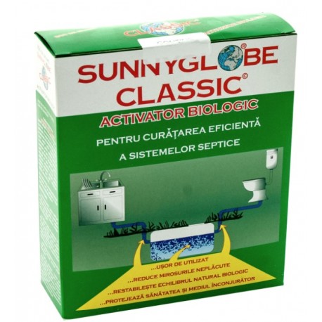 ACTIVATOR BIOLOGIC INTRETINERE FOSE SEPTICE SUNNYGLOBE 12 PLICURI