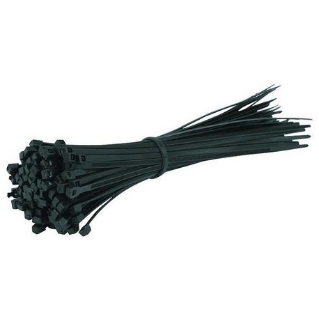 COLIER NYLON, 4.8X400 MM, NEGRU