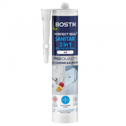 SILICON SANITAR ALB BOSTIK SANITAR SILICON NEUTRAL NTERIOR 280 ML