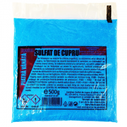 SULFAT DE CUPRU - PIATRA VANATA - 500 GRAME