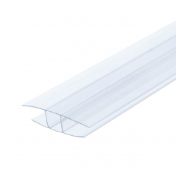PROFIL POLICARBONAT H6 TRANSPARENT L 6M
