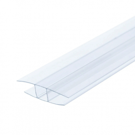 PROFIL POLICARBONAT H10 TRANSPARENT L 6M
