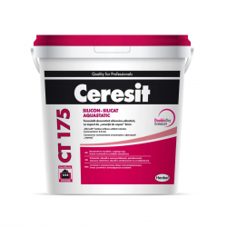 TENCUIALA DECORATIVA SILICONICO-SILICATICA CU ASPECT DE SCOARTA DE COPAC CERESIT CT 175