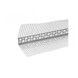PROFIL DIN PVC CU PLASA FIBRA STICLA 100 MM - 2.5 M