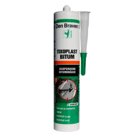 BOSTIK IZOLANT ACOPERISURI BITUMINOASE TIXOPLAST BITUM NEGRU 280 ML