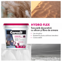 TENCUIALA DECORATIVA CU SILICON CERESIT HYDRO FLEX / GRANULATIE 1.5 MM / INTERIOR/EXTERIOR / BAZA - 25 KG
