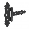 BALAMA POARTA DECORATIVA NEAGRA - 200 X 50 X 170 X 2.5 MM ZOB 200