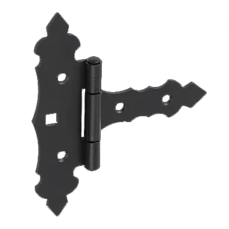 BALAMA POARTA DECORATIVA NEAGRA - 200 X 50 X 170 X 2.5 MM ZOB 200