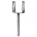 PAPUC REAZEM TIP U CU PICIOR - 91 X 100 X 60 X 4 MM / 16 X 200 MM J-CSB-91