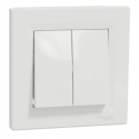 INTRERUPATOR DUBLU 10 A FARA SURUB ALB SCHNEIDER ASFORA EPH0300121