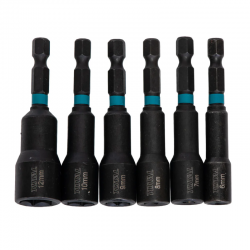 SET 6 CHEI -1/4'' HEX - 65 MM TOTAL - TAC2765061