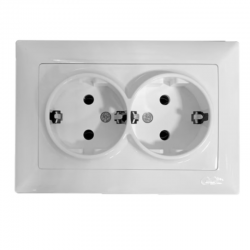 PRIZA SUKO DUBLA ST ALB VISAGE GU-VS2