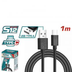 TOTAL - CABLU USB TIP A LA TIP C 1 METRU TIUCC01
