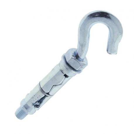 ANCORA PENTRU BETON TIP R3 CU CARLIG TIP C ZINCAT ALB - M6 X 50 MM