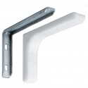 CONSOLA METALICALA ALBA PENTRU ETAJERE - 140 X 240 MM 30311