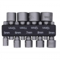 SET CHEI TUBULARE HEXAGONALE MAGNETICE 5 - 13 MM - 9 BUC/SET