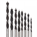 SET 8 BURGHIE LEMN 3 - 10 MM 678007