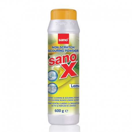 PRAF DE CURATAT CU INALBITOR SANO X POWDER 600 GRAME
