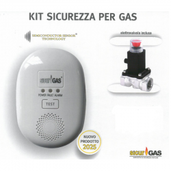 DETECTOR GAZ + ELECTROVANA 3/4 SICURGAS - PLUS
