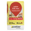 ADEZIV WEBER PENTRU POLISTIREN P39 MAX2 27.5 KG