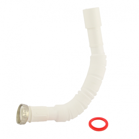 RACORD EXTENSIBIL PENTRU LAVOAR EUROCIERE ALB 1 1/4'' D 32 - 40 MM L1143240