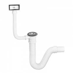 SIFON FLEXIBIL CU PREAPLIN 60 MM DN 50 - 40 MM 26200006