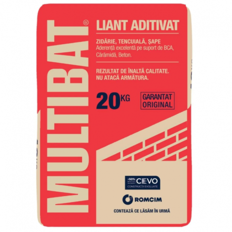 LIANT SPECIAL PENTRU TENCUIALA SI ZIDARIE MULTIBAT - 20 KG