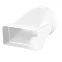 CONECTOR RECTANGULAR LA ROTUND VENTS 60 X 120 - D100 MM
