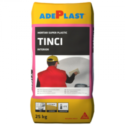 MORTAR TINCI PENTRU TENCUIELI SI REPARATII ADEPLAST - GRI - INTERIOR / EXTERIOR - 25 KG