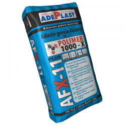 ADEZIV GRESIE SI FAIANTA ADEPLAST AFX 11 PLUS PENTRU INTERIOR / EXTERIOR 25 KG