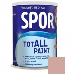 VOPSEA PENTRU LEMN / METAL / STICLA - SPOR TOTALL PAINT - PE BAZA DE APA - INTERIOR / EXTERIOR