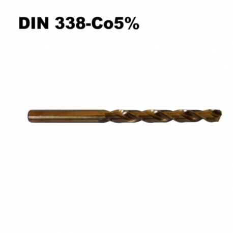 BURGHIU HSS CO5 DIN 338 - 8 MM