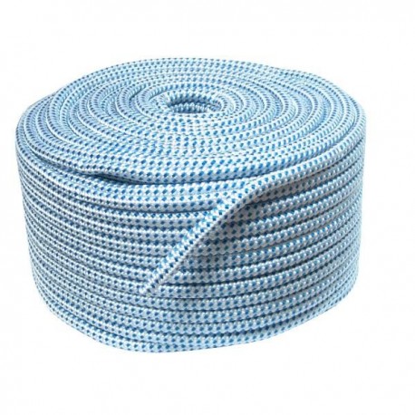 CORDELINA / FRANGHIE PP ALB / ALBASTRU - 12 MM 678756 (100M/ROLA)