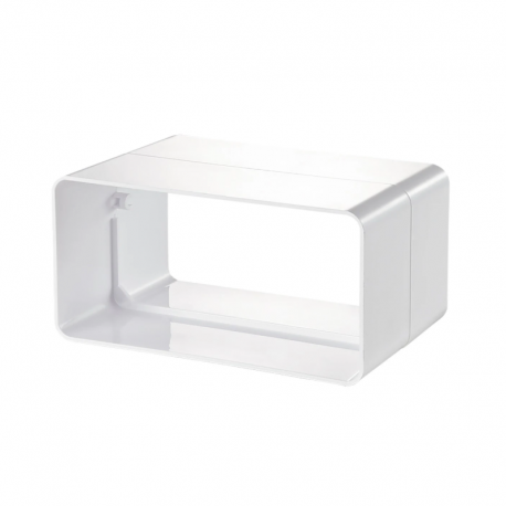 CONECTOR PVC TUB RECTANGULAR VENTS 55 X 110 MM