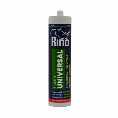 SILICON RINO UNIVERSAL ALB 280 ML