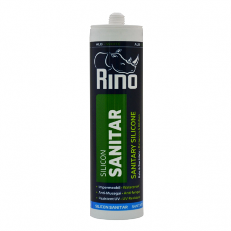SILICON SANITAR ALB RINO 280 ML H3779
