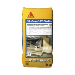 ADEZIV FLEXIBIL PENTRU PLACARI CERAMICE SIKA CERAM 255 STARFLEX 25 KG