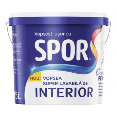 VOPSEA LAVABILA POLICOLOR SPOR INTERIOR 15L + AMORSA 4 L