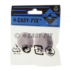 OPRITOR AUTOADEZIV TIP MACARONS 25 MM PROTECTIE USA/PERETE ROZ 2 BUC/PUNGA 35853