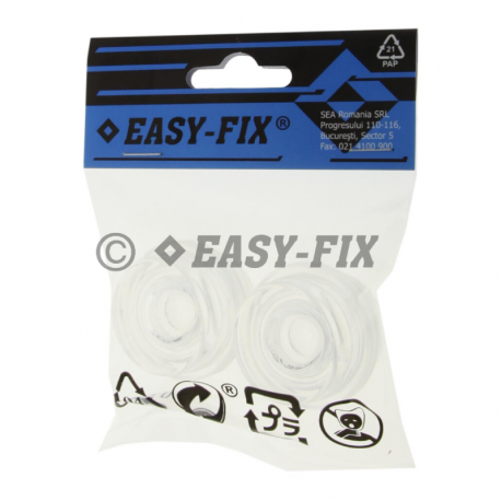 OPRITOR AUTOADEZIV CILINDRIC 30 MM PROTECTIE USA PERETE TRANSPARENT 2 BUC/PUNGA 34285