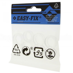 INEL PROTECTIE DUBLU PENTRU MANER USA/PERETE TRANSPARENT 4 BUC/PUNGA 25949