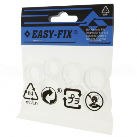 INEL PROTECTIE DUBLU PENTRU MANER USA/PERETE TRANSPARENT 4 BUC/PUNGA 25949