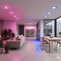 SPOT LED SAMSUNG 12W 6500K + 3W ROZ ROTUND ST VE20097