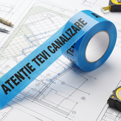 BANDA SEMNALIZARE TEVI CANALIZARE SEG01-1403F 200 M