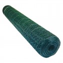 PLASĂ RABITZ Zn PLASTIFIATĂ 1X10M - 3/4'' (19MM) X 1.0/0.6MM