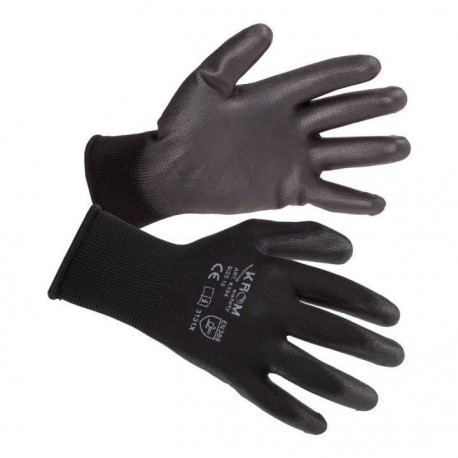 Mănuși protecție nylon negre M10